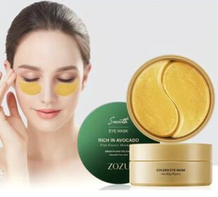 60pcs Moisturizing And Lifting Eye Masks For - Avocado And Golden Eye Patches For Firming And Tightening Under Eye Skin